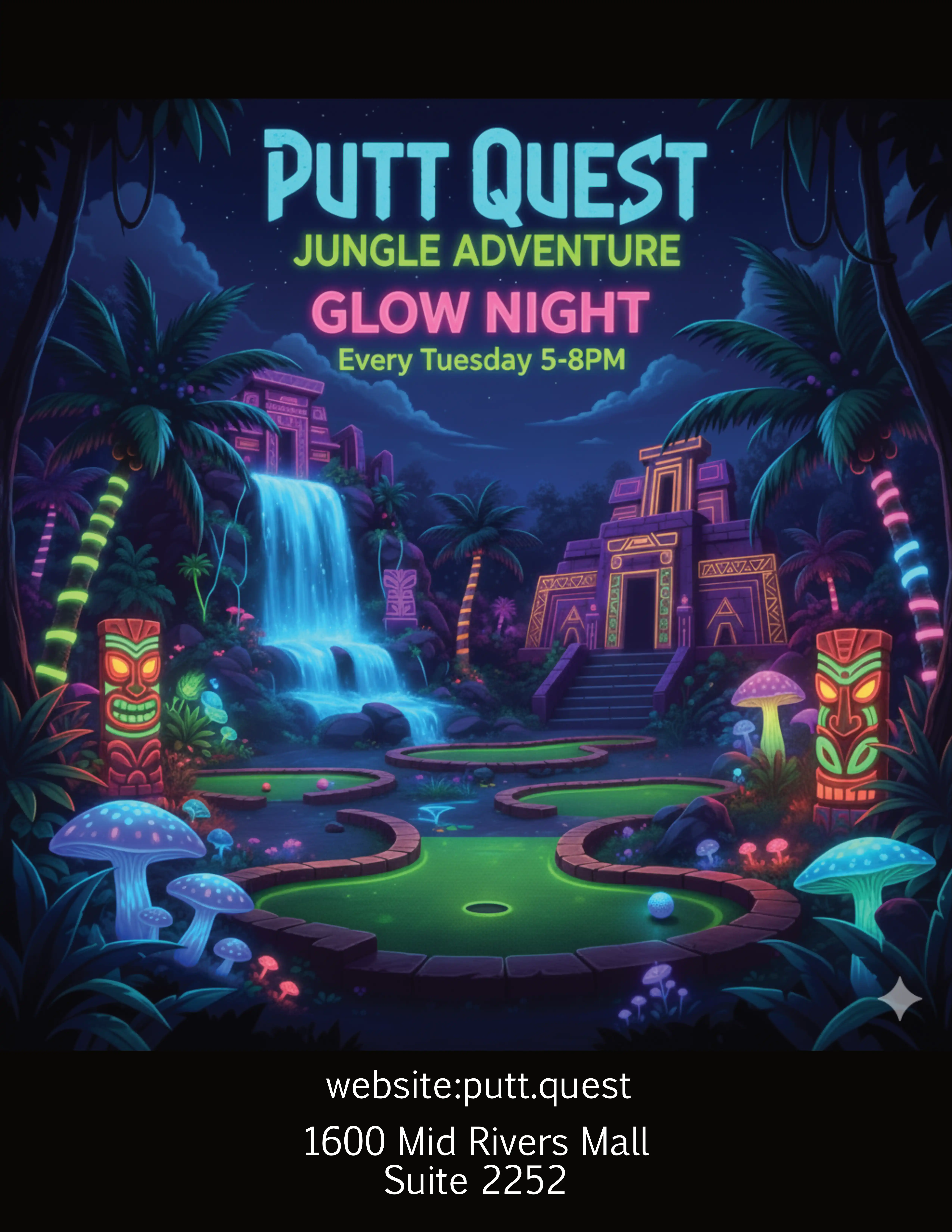 Tuesday Glow Golf